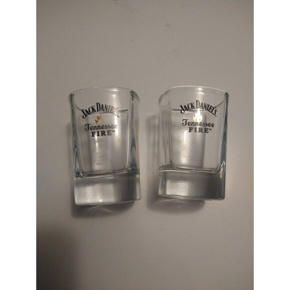 Jack Daniels Other - 2 Jack Daniel's Tennessee Fire Shot Glasses